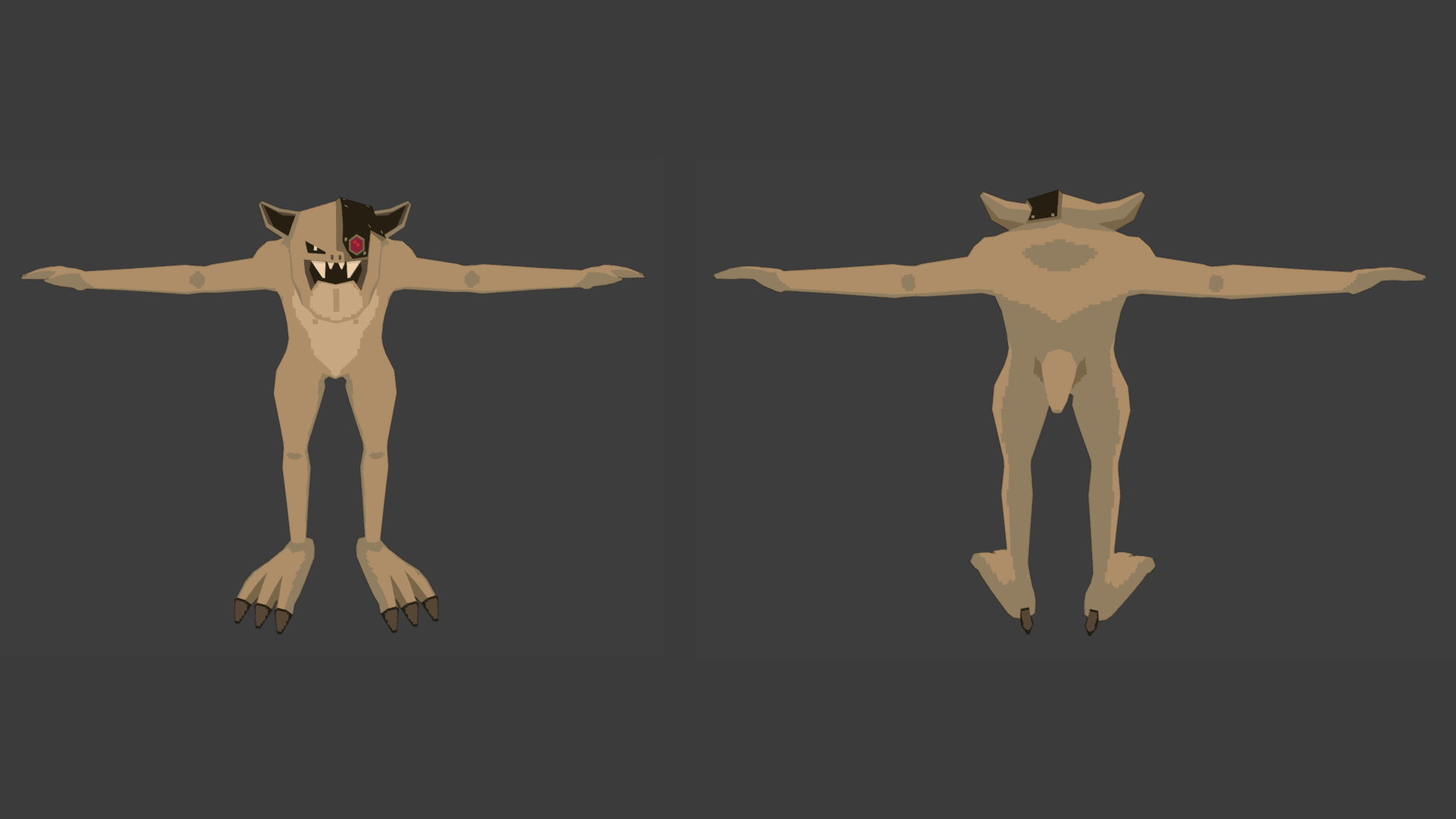 VR Helsing Demon Character